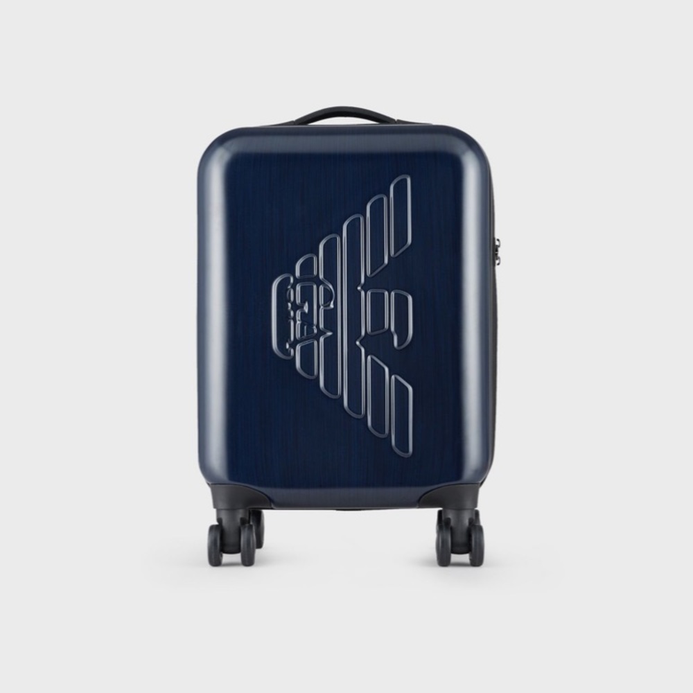 Emporio Armani Unisex travel luggage w/ wheels